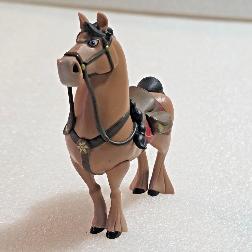 Disney Tangled‎ Fidella Brown Horse PVC Figure Toy Cake Topper 4"